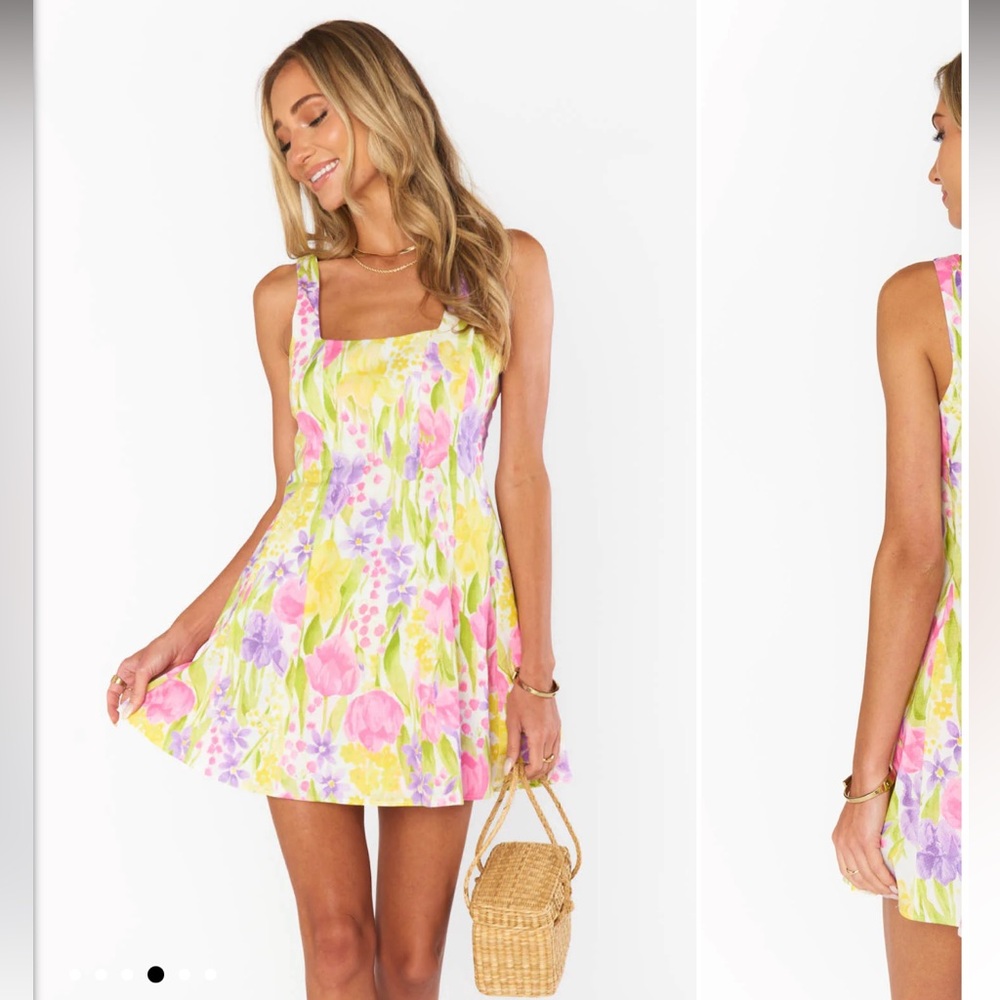 Show Me Your Mumu prim mini dress in blooming tulip